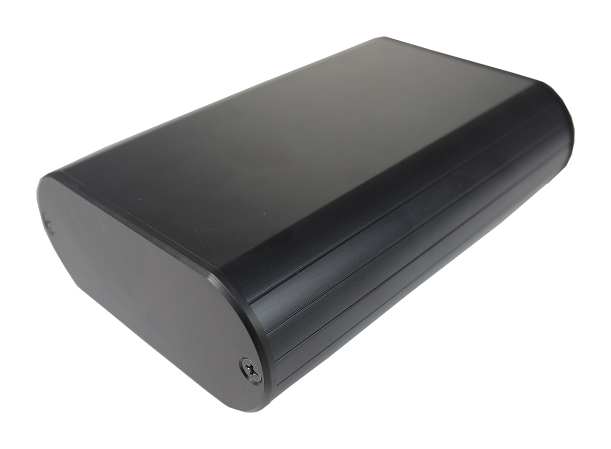 Takachi Electric Industrial MXA Series Black Aluminium Handheld Enclosure, , 140 x 95 x 40mm