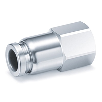 SMC KQB2F Series Female Connector, 10 mm, Threaded-to-Tube Connection Style, KQB2F10-G03