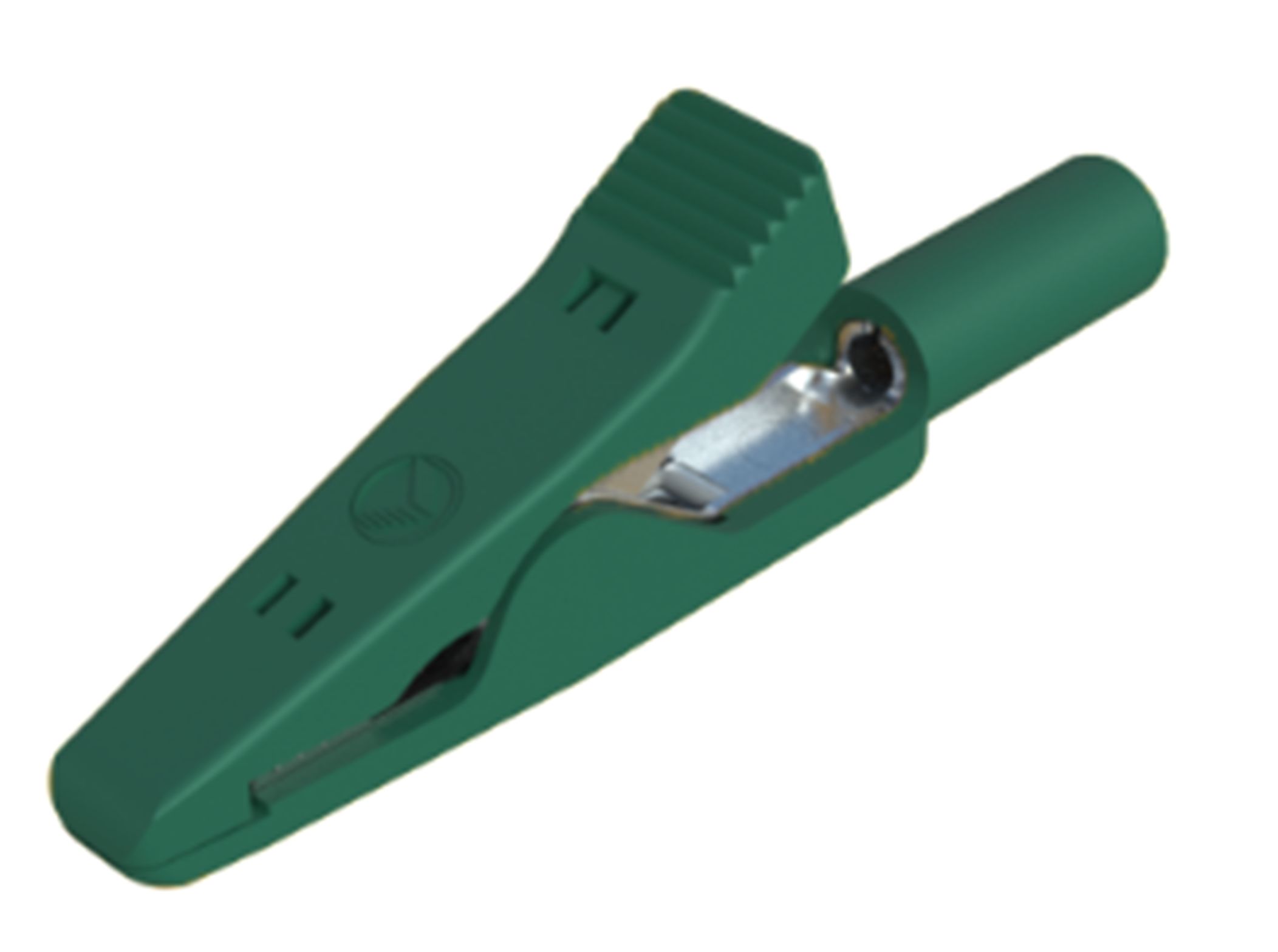 Hirschmann Test & Measurement Crocodile Clip 2 mm Crocodile Clip Connection, Bronze Contact, 8A, Green