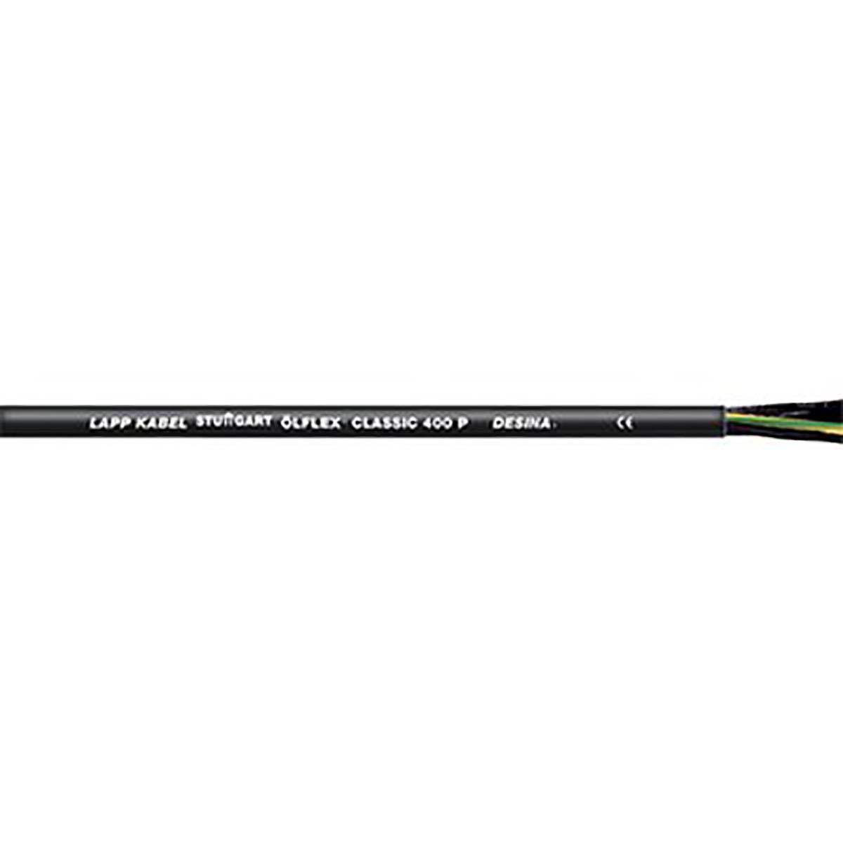 Lapp ÖLFLEX CLASSIC 400 P Control Cable, 3 Cores, 1.5 mm² CSA 15 AWG, Unscreened, 50 m, Grey Polyvinyl Chloride Sheath
