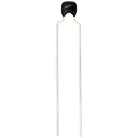 Vishay 100pF Multilayer Ceramic Capacitor MLCC, 200V dc V, ±5% , Through Hole