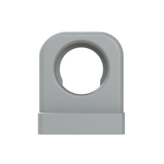 PMA Conduit Clip, Conduit Fitting, 10mm Nominal Size, Polyamide 6, Grey