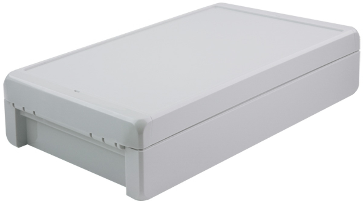 Bopla Bocube Series Light Grey Polycarbonate V0 Enclosure, IP66, IP68, IK07, Light Grey Lid, 271 x 170 x 60mm