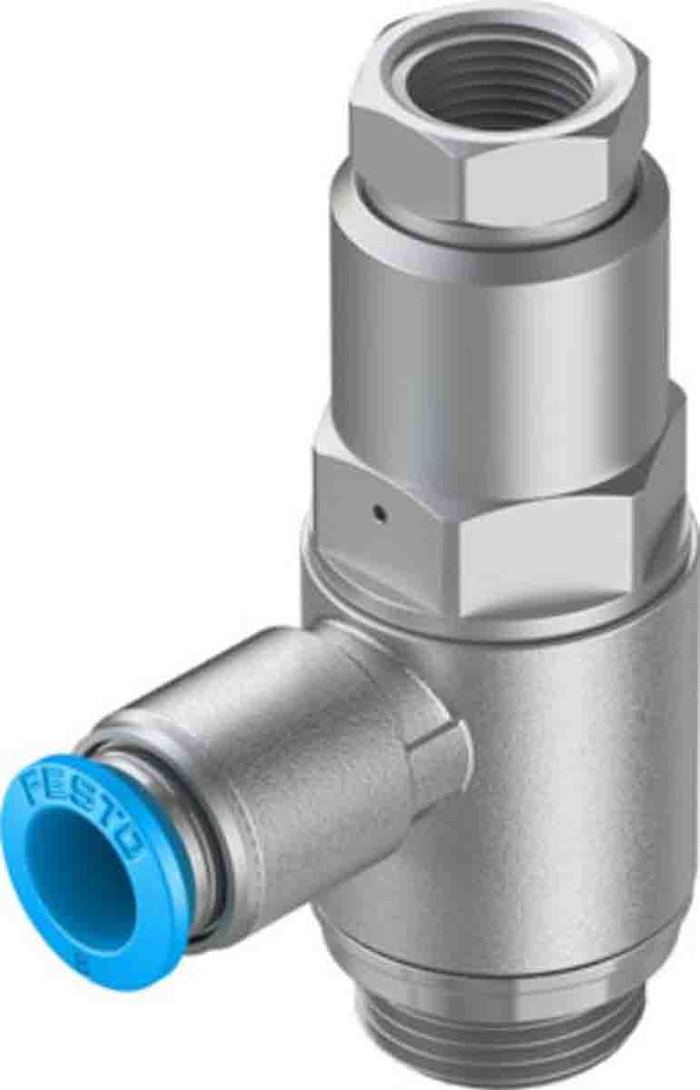 Festo HGL Non Return Valve, 8mm Tube Inlet, G 3/8 Male Outlet, 10bar