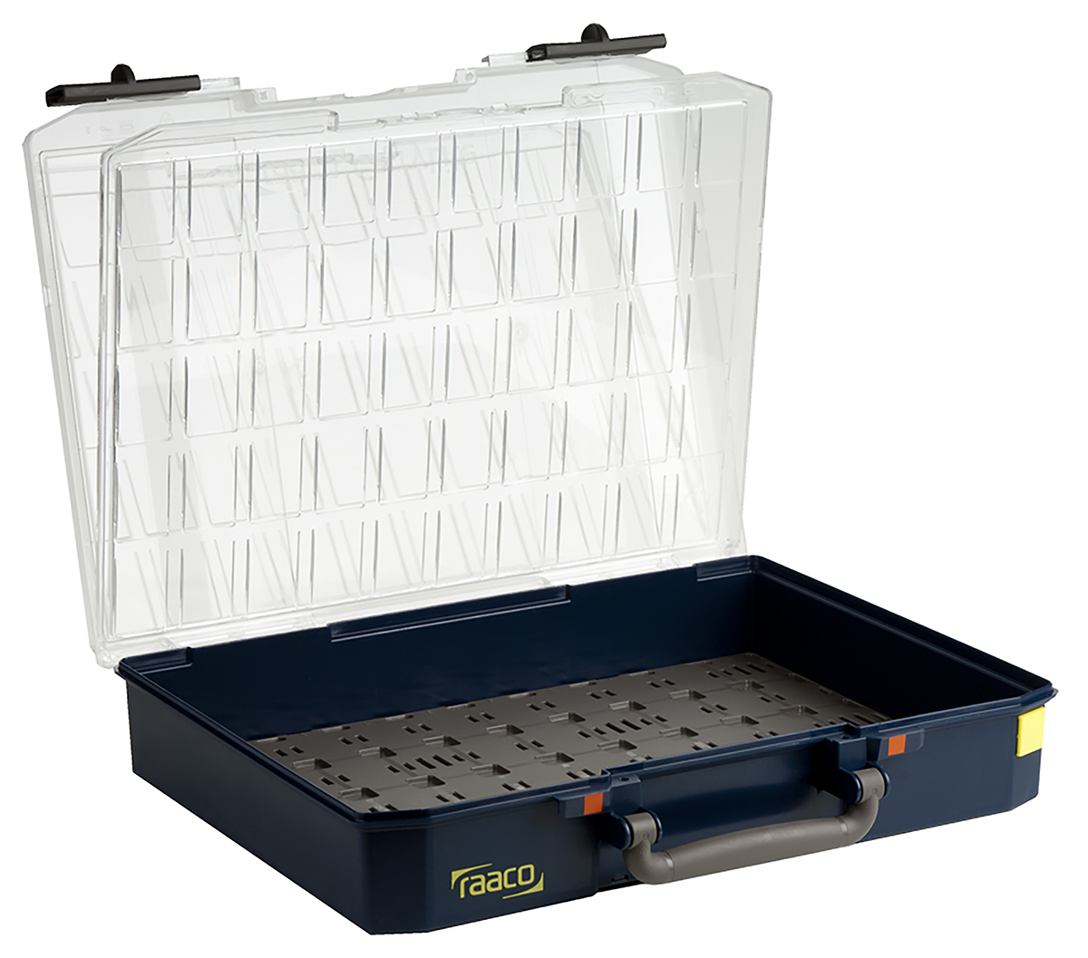 Raaco 50 Cell Blue Polypropylene Compartment Box, 83mm x 413mm x 330mm