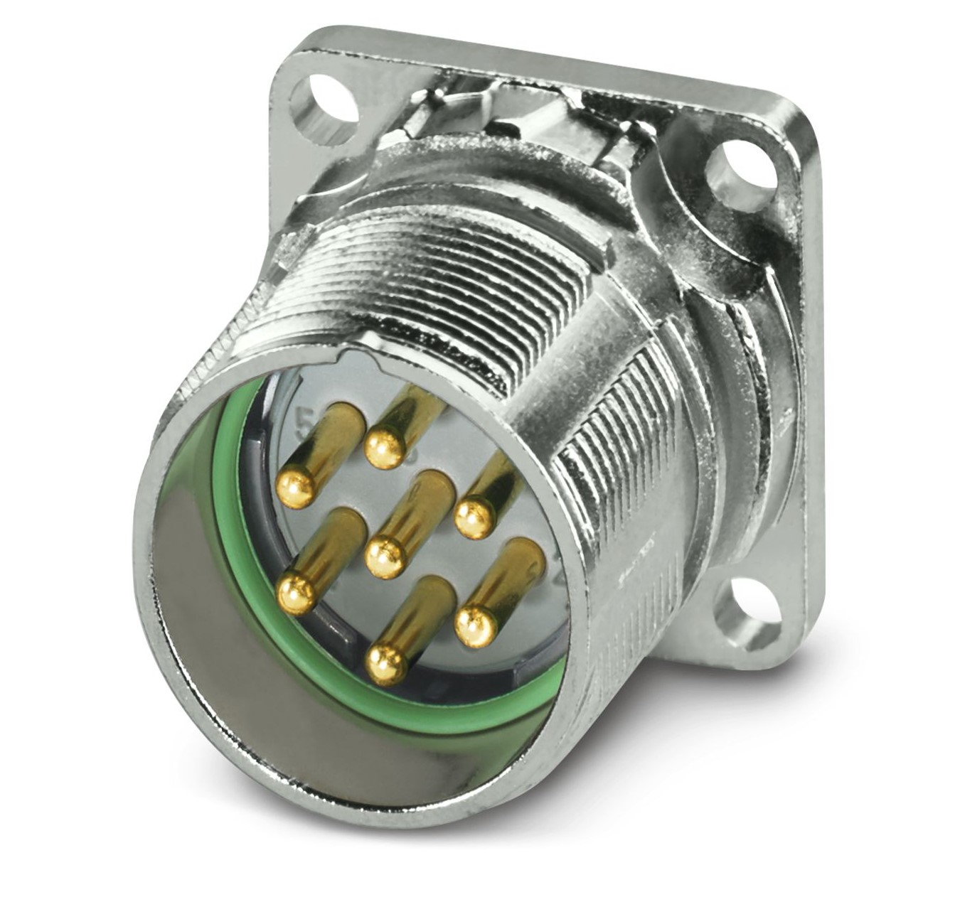 Phoenix Contact Circular Connector, 7 Contacts, Front, M23 Connector, Plug, Male, IP67, M23 PRO Series