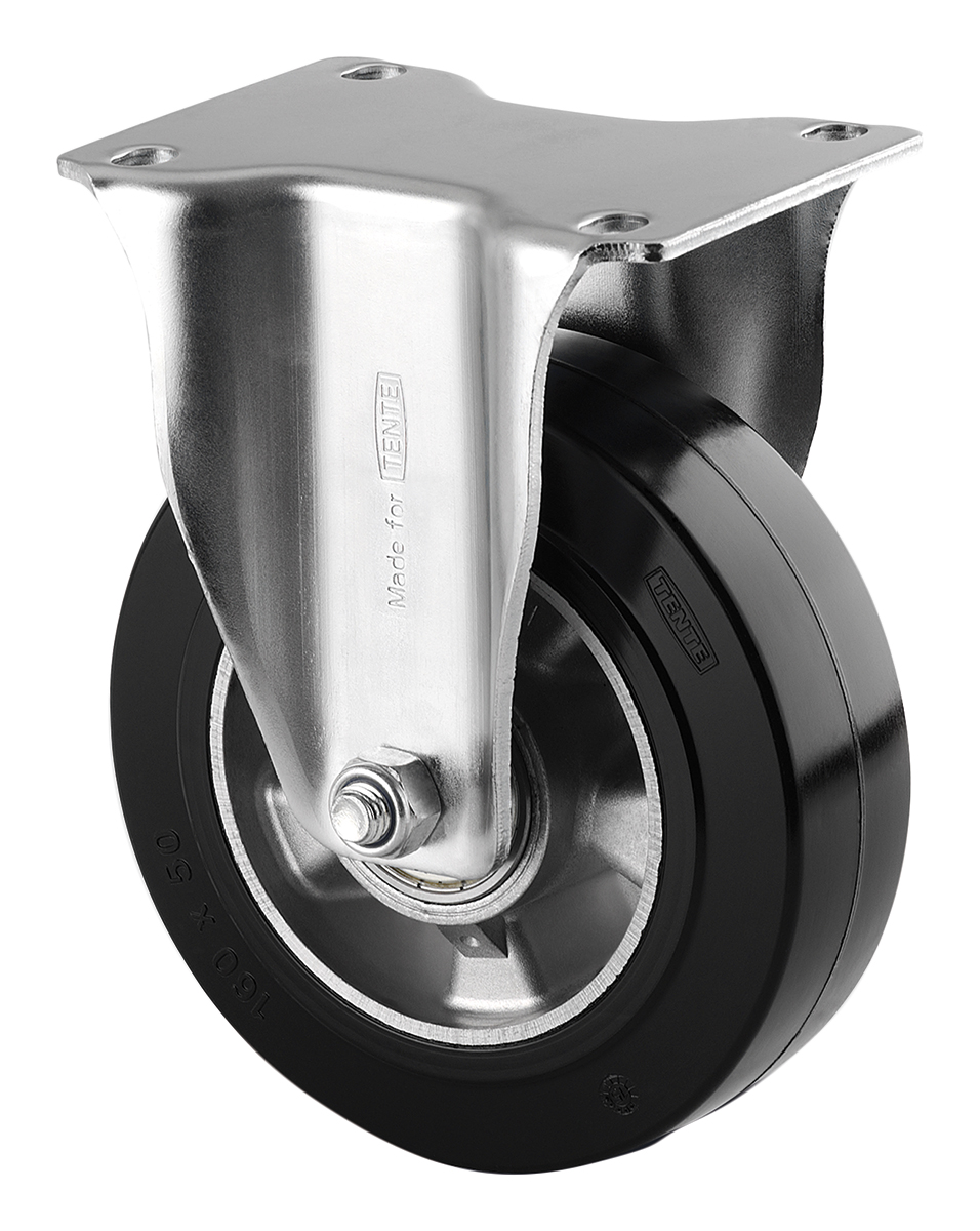 Tente Fixed Castor Wheel, 450kg Capacity, 160mm Wheel