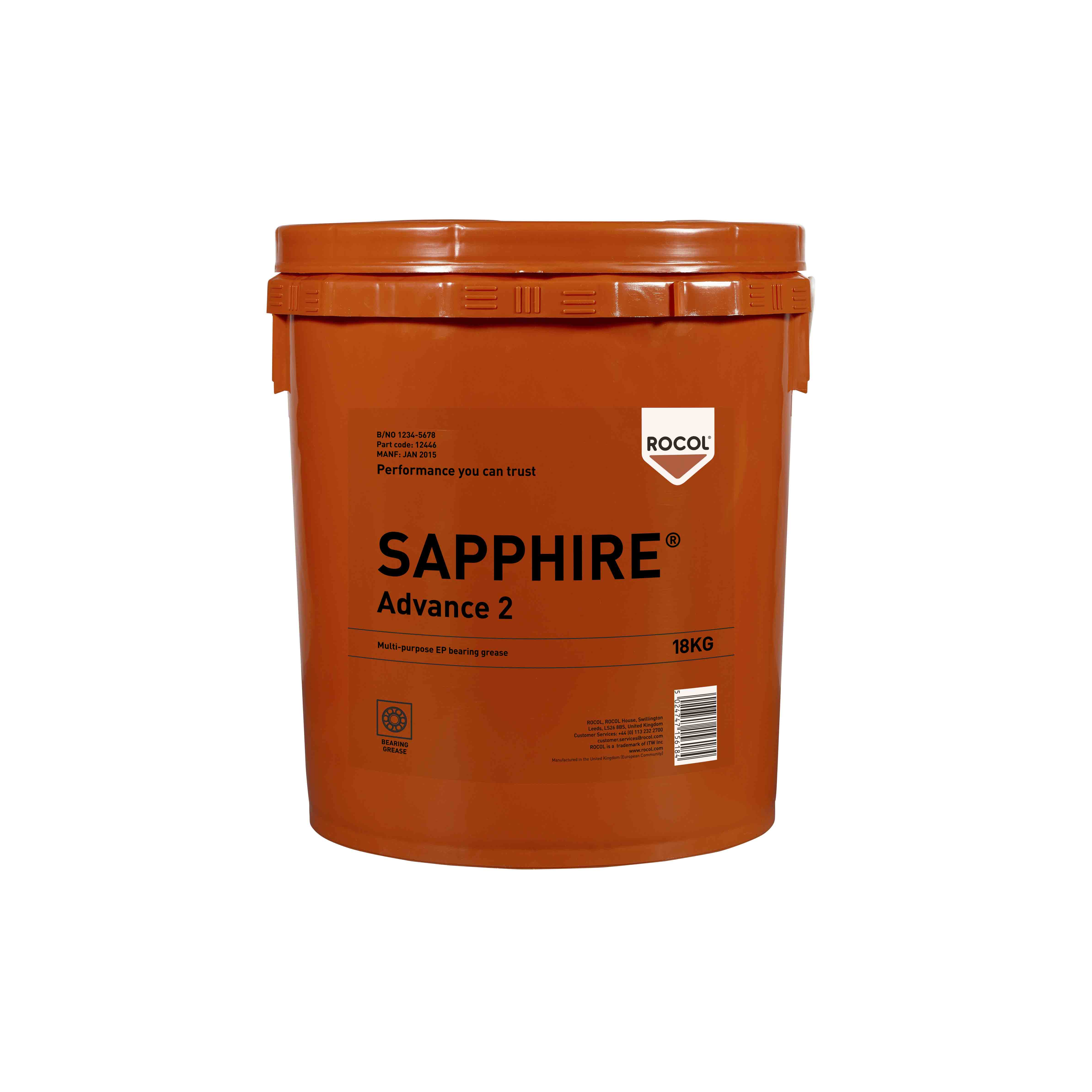Rocol Lithium Grease 18 kg Rocol Sapphire® Advance 2