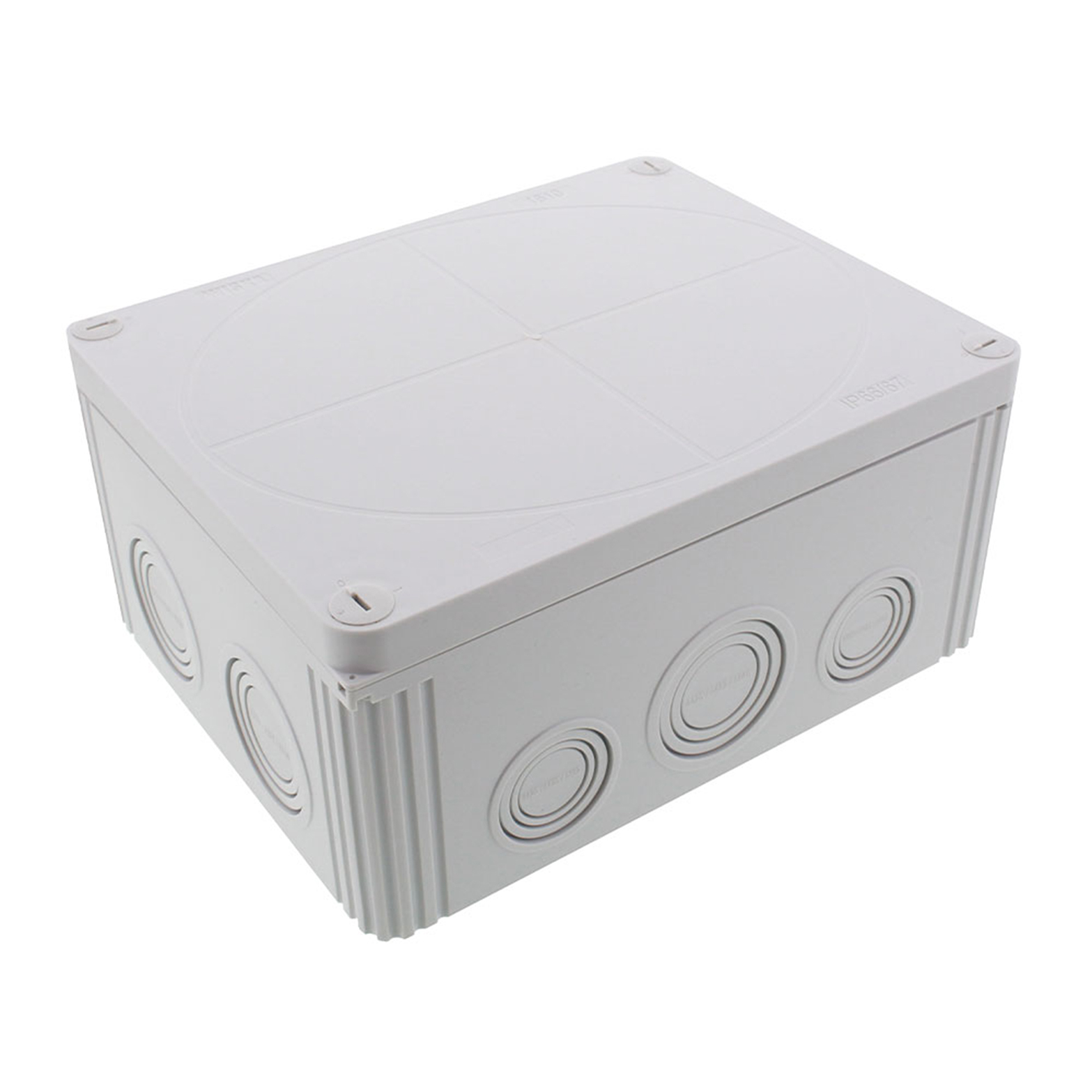 WISKA COMBI 1610 Series White Polycarbonate Junction Box, IP66, IP67, 200 x 160 x 94mm