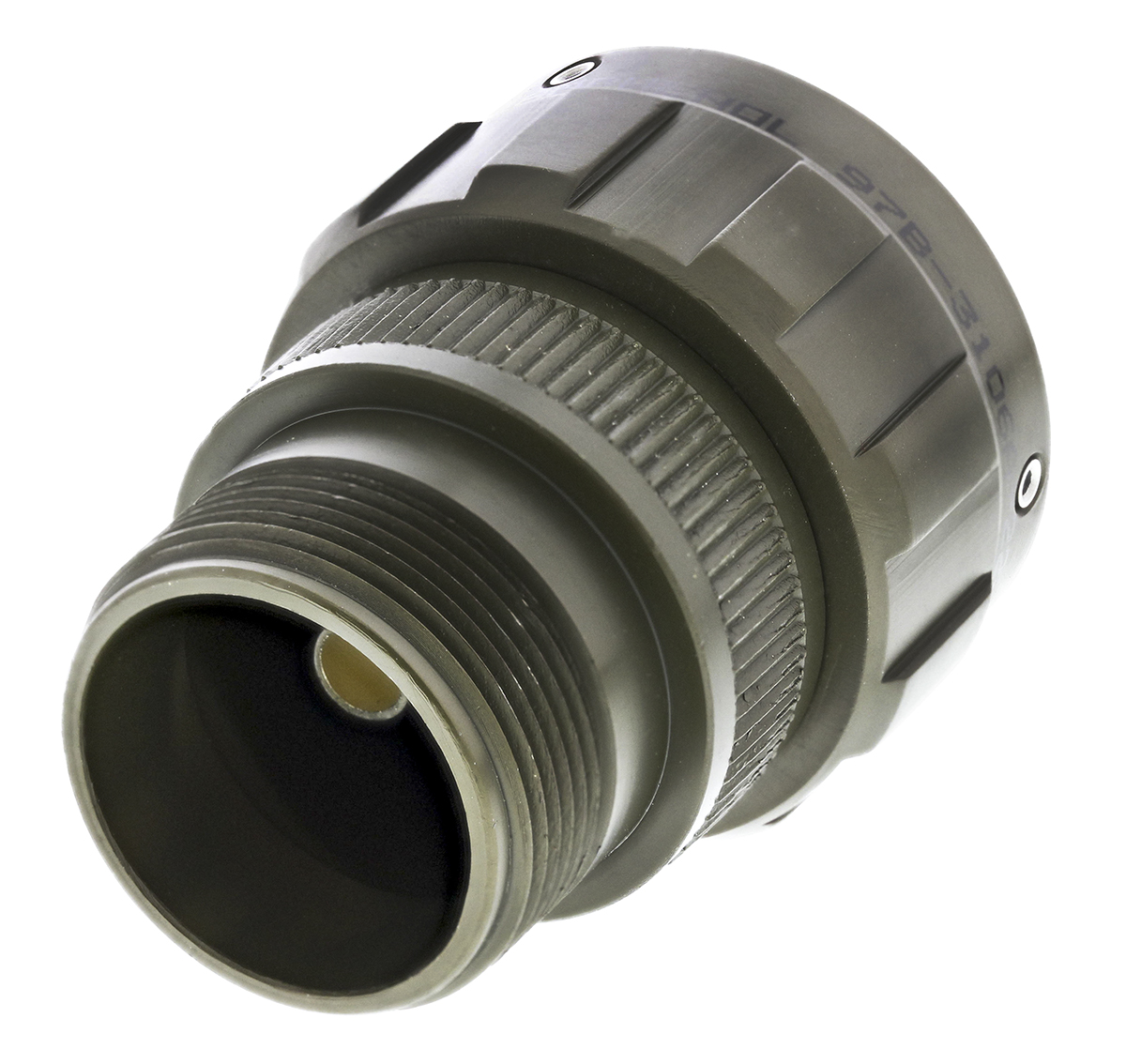Amphenol Limited, 97B, Brass 3 Way Cable Mount MIL Spec Circular Connector Plug, Socket Contacts,Shell Size 22, Bayonet