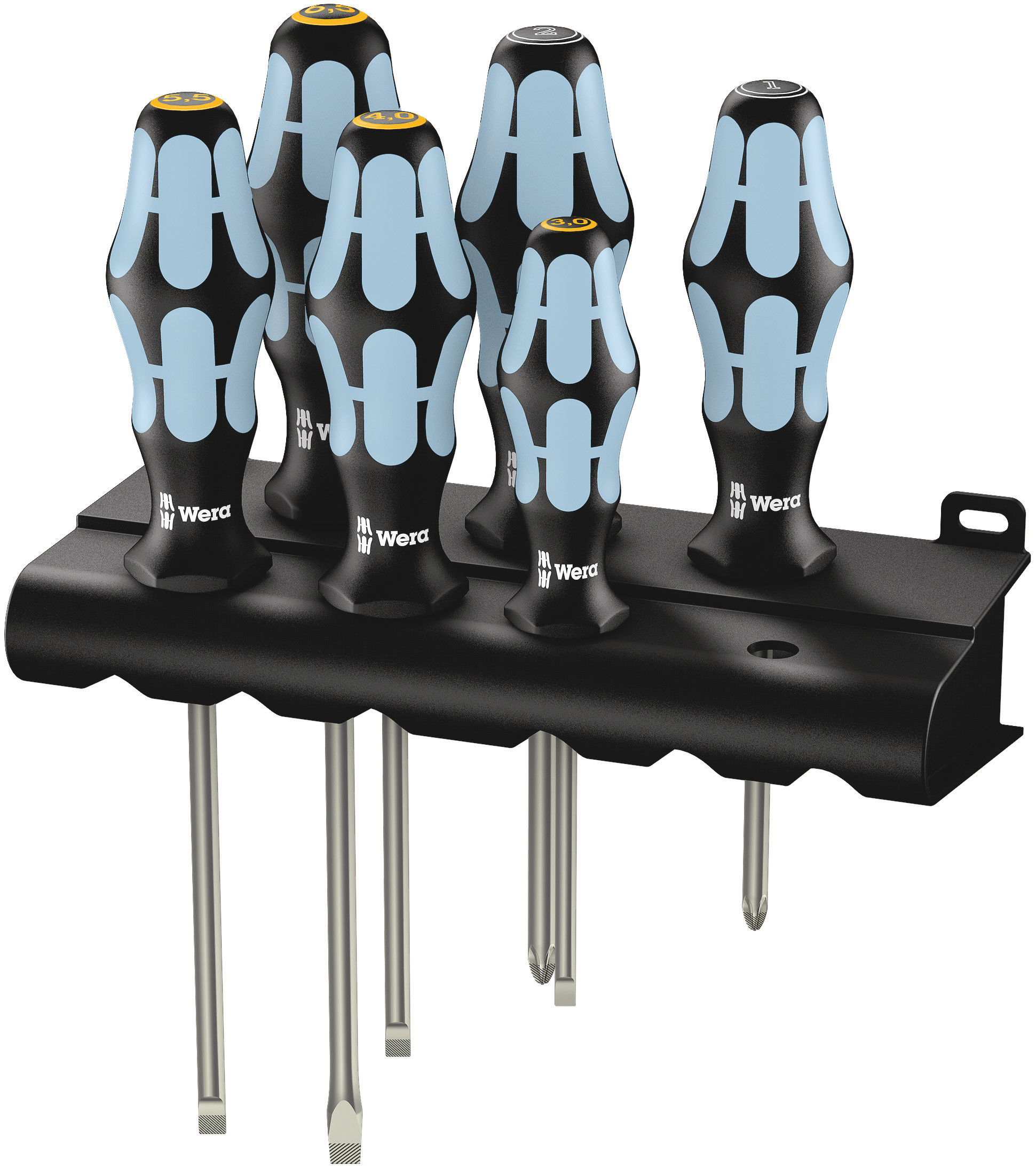 Wera Pozidriv; Slotted Screwdriver Set, 6-Piece