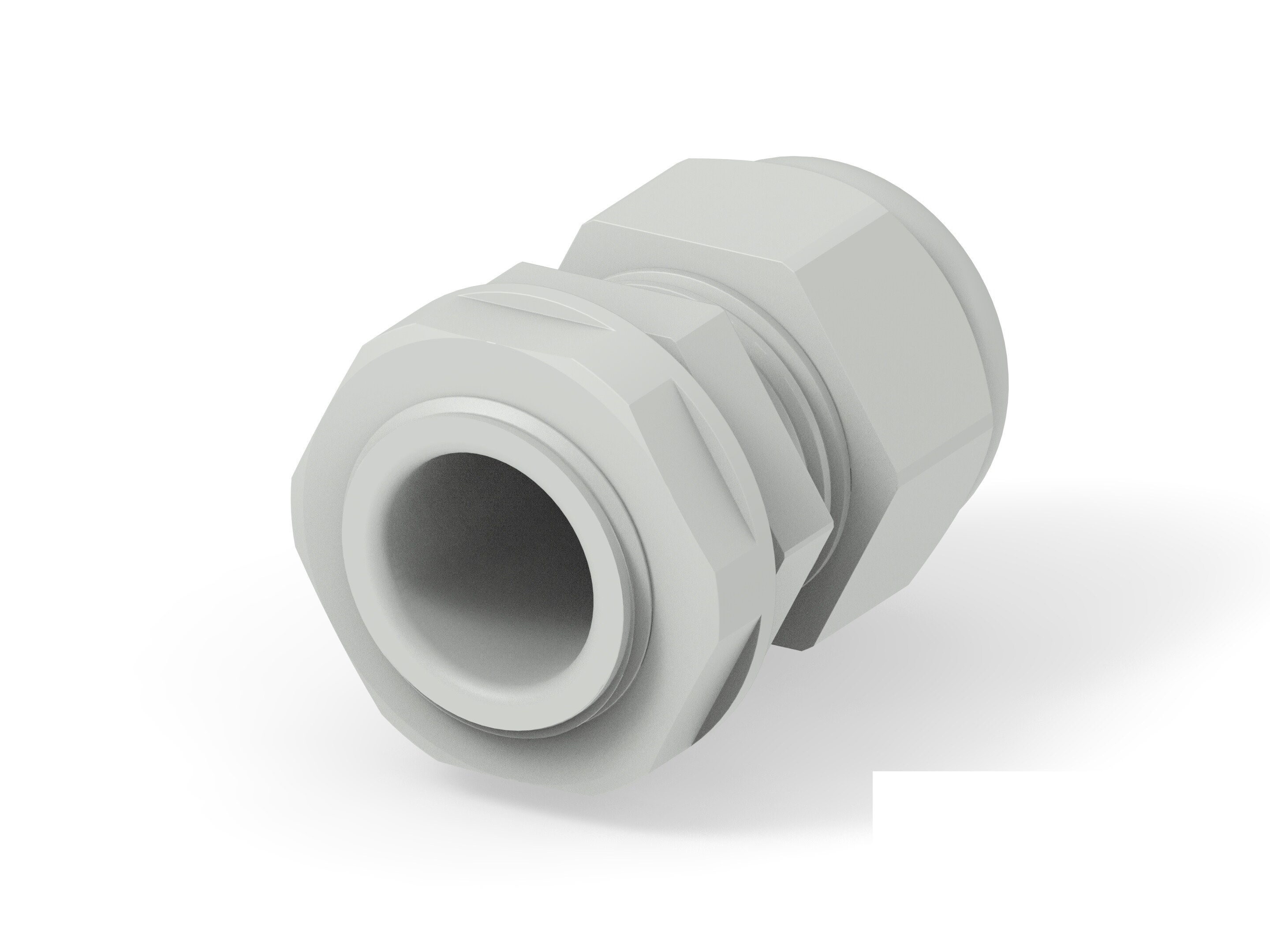 Entrelec 1SNG Series Light Grey PA 6 Cable Gland, PG13.5 Thread, 6mm min., 12mm max., IP66, IP68