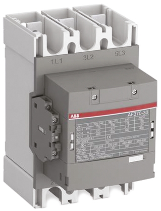 ABB AF305 AF Contactor, 230 V ac Coil, 3-Pole, 400 A, 160 kW, 3NO, 690 V ac