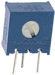 50kΩ, Through Hole Trimmer Potentiometer 0.5W Bourns, 3386