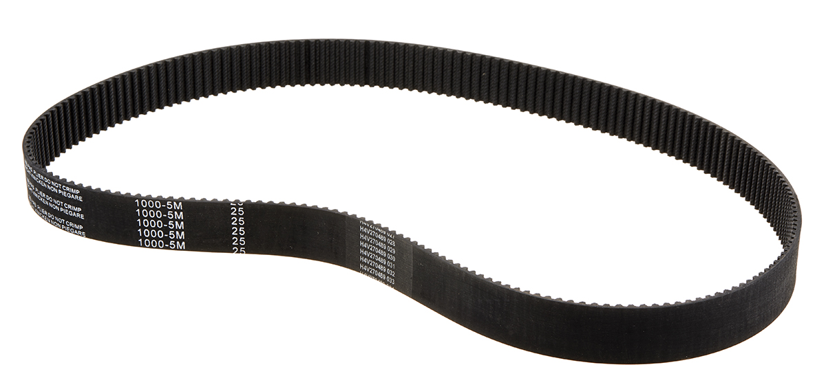 RS PRO Timing Belt, 200 Teeth, 1000mm Length, 25mm Width