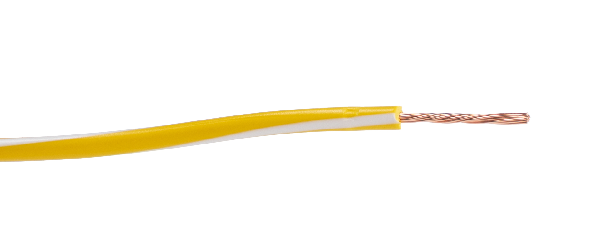 Lapp X05V-K Series White/Yellow 0.5 mm² Hook Up Wire, 20 AWG, 250m, 4512321S