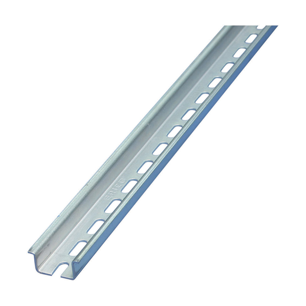 nVent ERIFLEX Steel Perforated DIN Rail, Top Hat Compatible, 2000mm x 7.5mm x 35mm