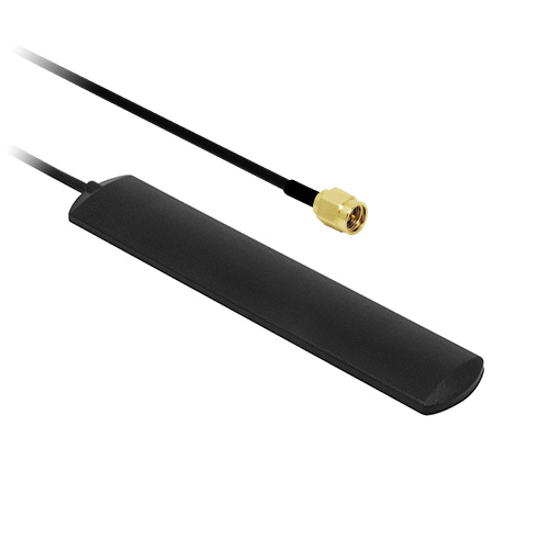 Siretta ALPHA11/2.5M/MCXM/S/S/20 Blade Multi-Band Antenna with SMA Male Connector, WiFi (Dual Band)