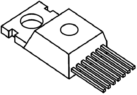 Texas Instruments, LM2673T-ADJ/NOPB Step-Down Switching Regulator, 1-Channel 3A Adjustable 7-Pin, TO-220