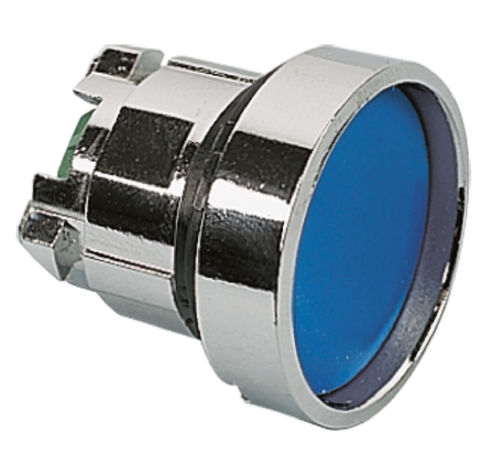 Blue flush latching head for switch