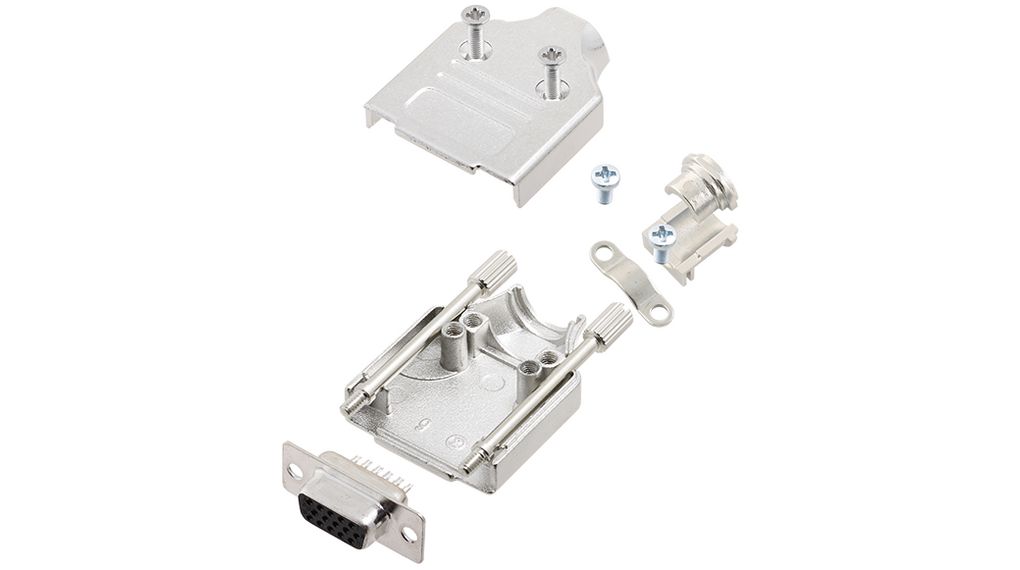 Encitech Connectors, 6355 Series D Sub Hoods For Use With For Cable