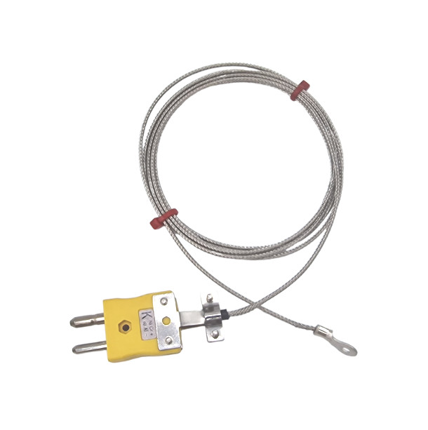 RS PRO Type K Washer Thermocouple 2m Length, 8mm Diameter → +350°C