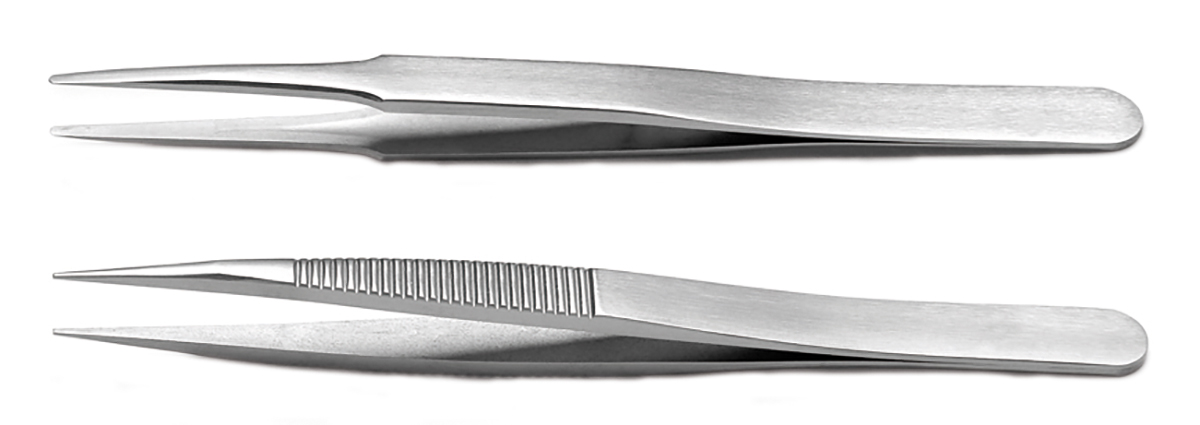 RS PRO Stainless Steel, Tweezer Set