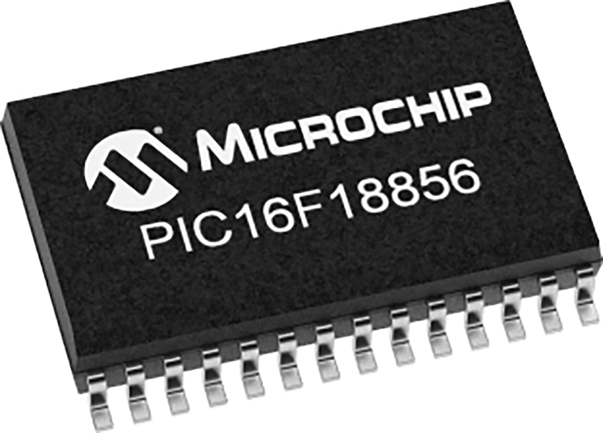 Microchip PIC16F18856-I/SS, 8 bit PIC, PIC16F18856 Microcontroller, 32 MHz, 28kB FLASH, 28-Pin SSOP