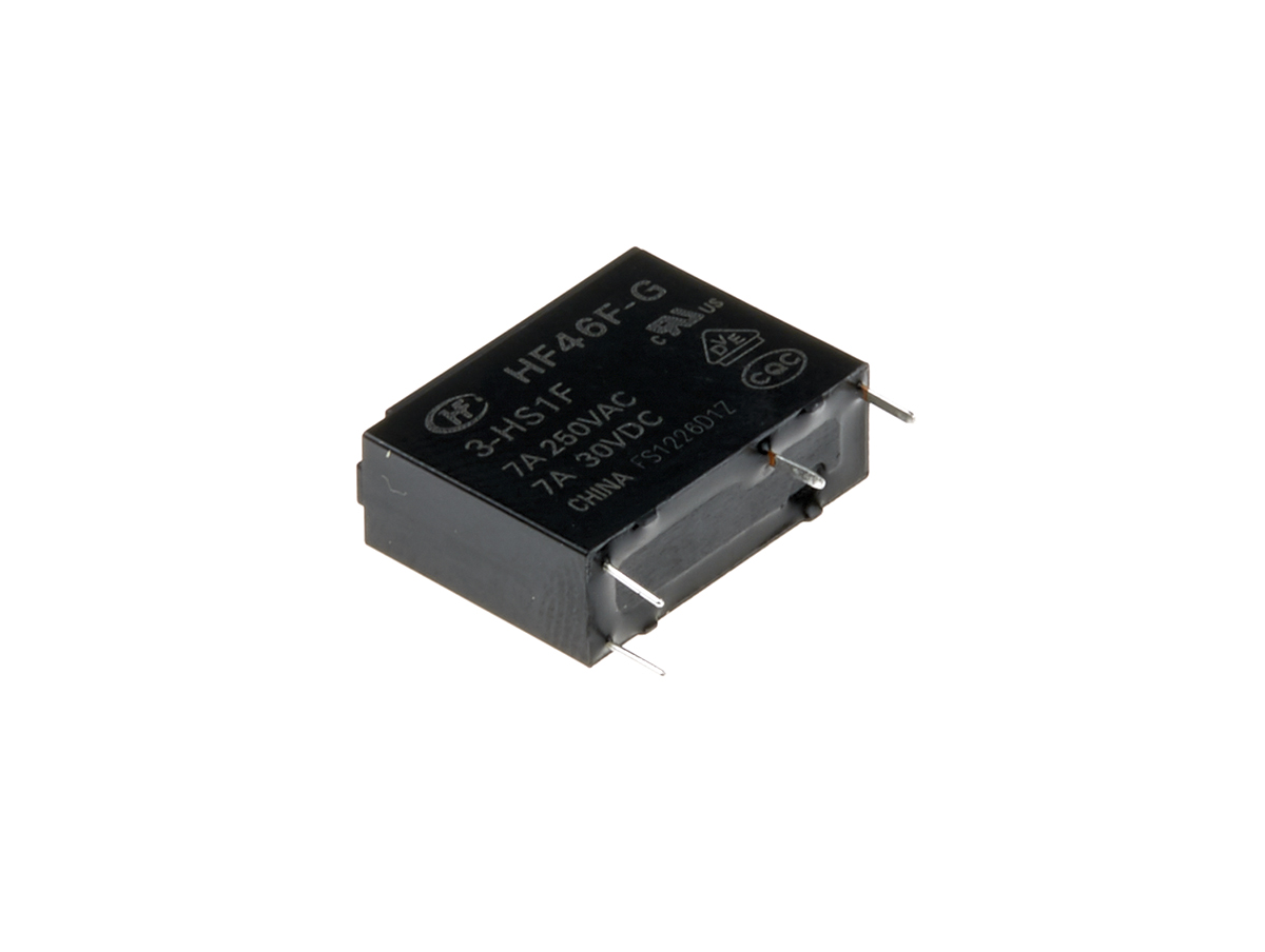 Hongfa Europe GMBH PCB Mount Power Relay, 3V dc Coil, 10A Switching Current, SPST