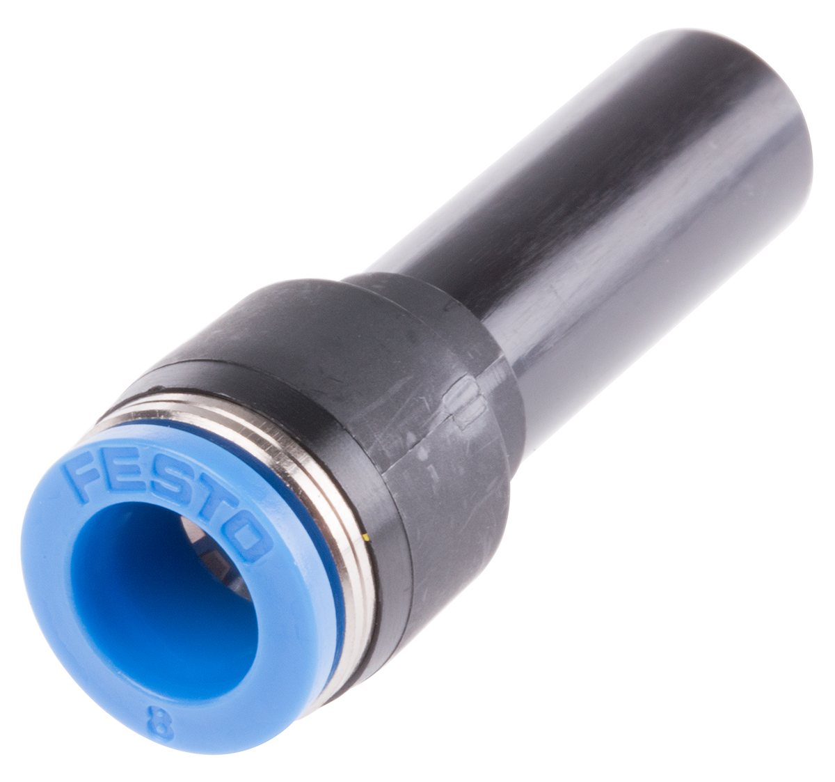 Festo QS Series Reducer Nipple, Push In 10 mm to Push In 8 mm, Tube-to-Tube Connection Style, 153043