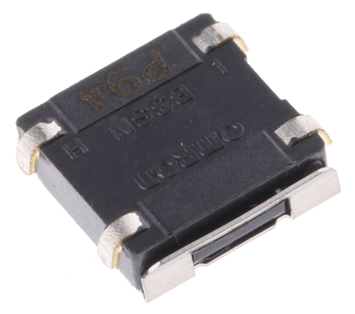 Omron Button Tactile Switch, SPST 50 mA @ 24 V dc Through Hole