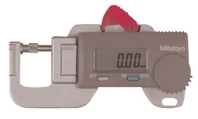 Mitutoyo Thickness Meter, ±0.02 mm Accuracy, 0.01 mm Resolution, Digital Display With UKAS Calibration