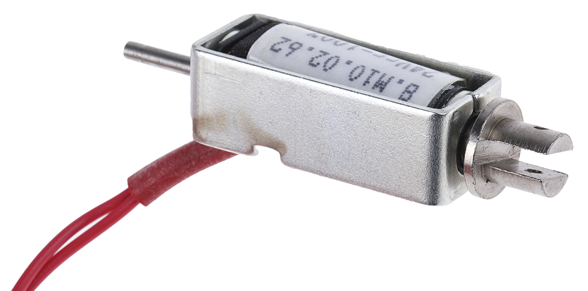 Mecalectro Linear Solenoid, 24 V dc, 0.1N, 30 x 12.7 x 10 mm