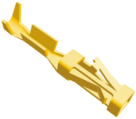 TE Connectivity AMPMODU Short Point Series Female Crimp Terminal, 32AWG Min, 28AWG Max