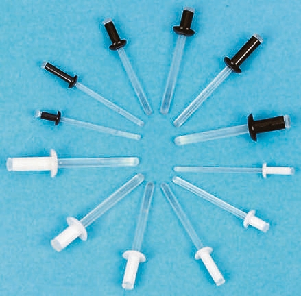 Essentra Nylon Clinch Rivet, 3.2mm