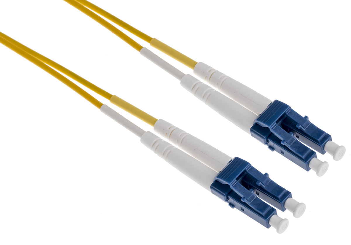 RS PRO LC to LC Simplex Single Mode OS1, OS2 Fibre Optic Cable, 900μm, Yellow, 20m