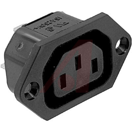 Schurter F Panel Mount IEC Connector Socket, 10A, 250 V