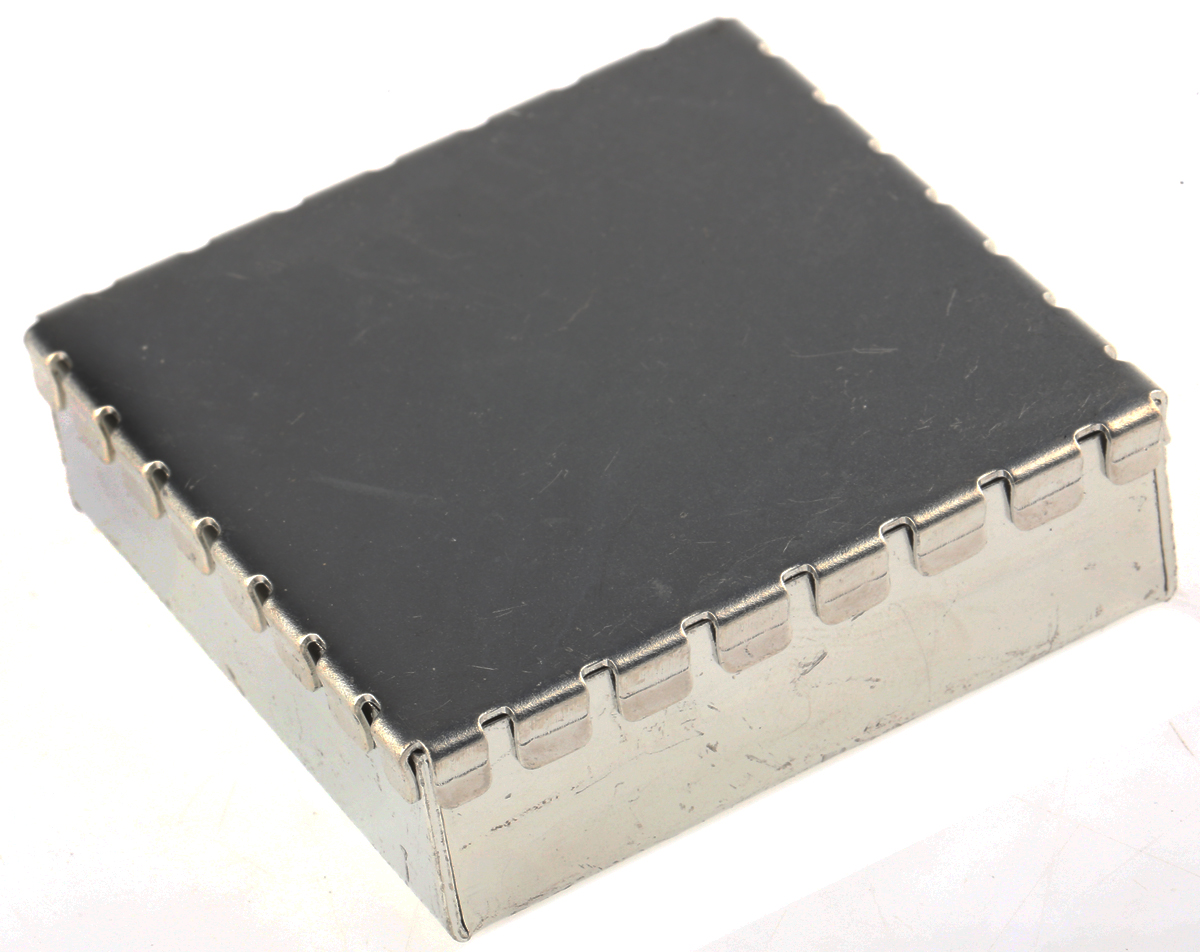 Perancea Tin Plated Steel PCB Enclosure, 15 x 50 x 50mm