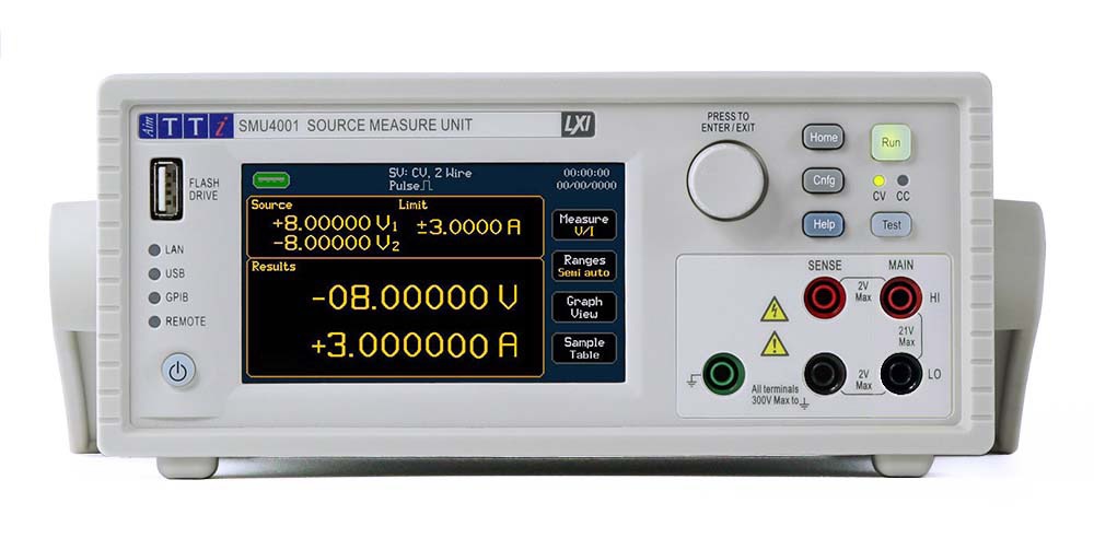 Aim-TTi SMU4000 Series Source Meter, 20 mV → 20 V, 1-Channel, 200 nA → 3 A, 25W Output