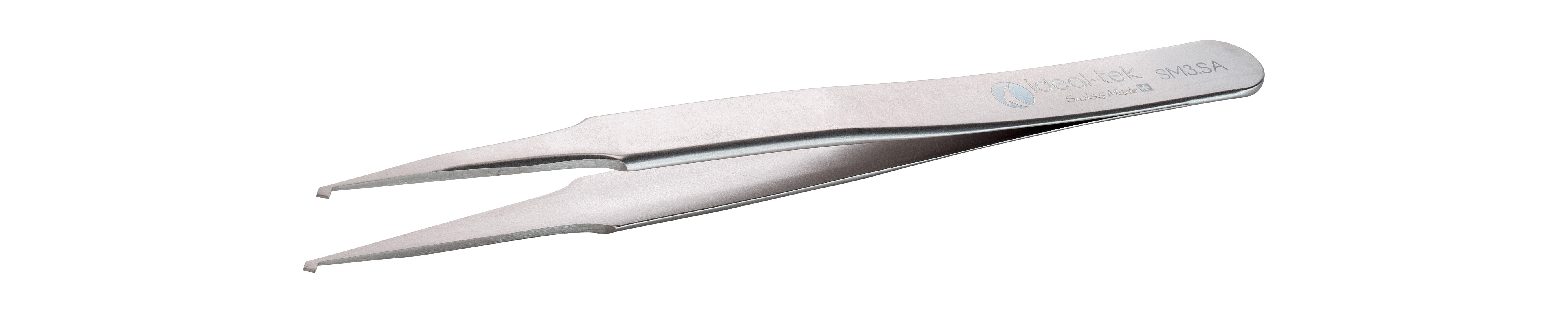 ideal-tek 120 mm, AISI 316L, Very Sharp, Tweezers