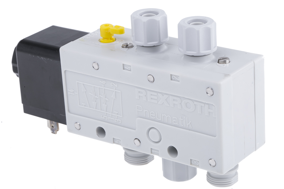 EMERSON ? AVENTICS 4/2 Pneumatic Solenoid Valve - Solenoid/Spring 57 Series 24V dc