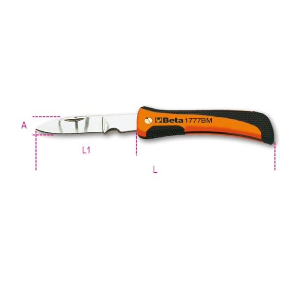 BETA Straight Electrician Knife