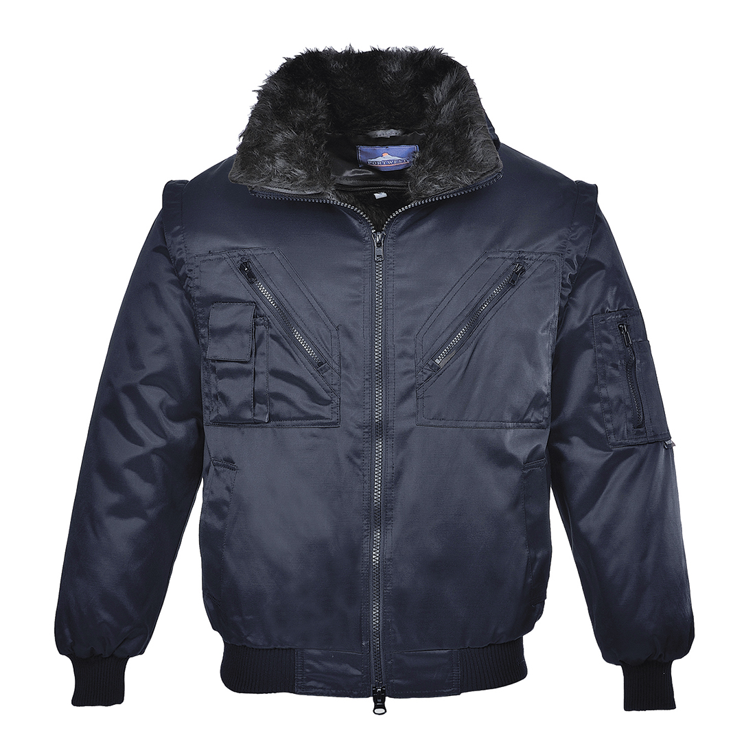 Portwest PJ10 Navy, Shower Resistant Jacket, L