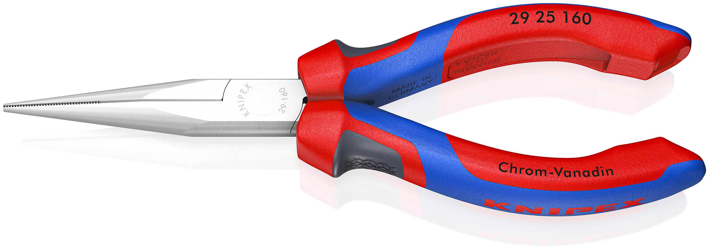 Knipex Pliers, 175 mm Overall, Straight Tip, 54mm Jaw