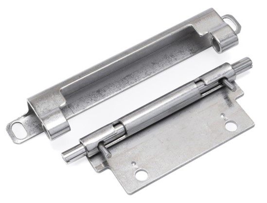 RS PRO Stainless Steel Concealed Hinge with a Removable Pin, 126mm x 20.5mm