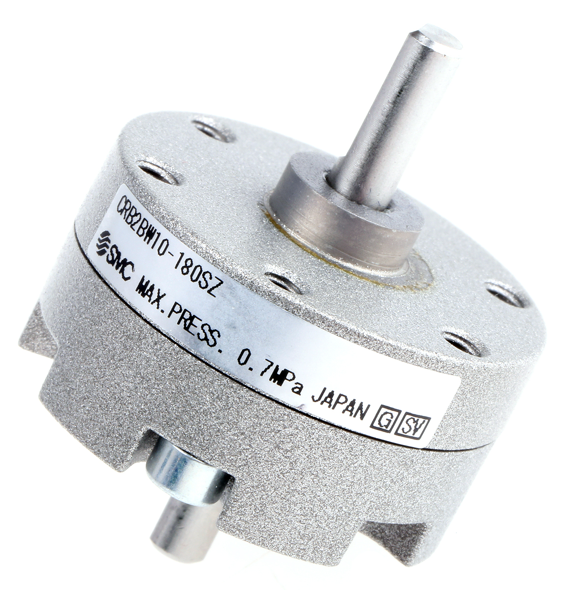 SMC CRB Series 0.7 MPa Double Action Pneumatic Rotary Actuator, 180° Rotary Angle, 10mm Bore
