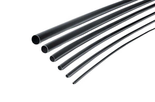 HellermannTyton Adhesive Lined Heat Shrink Tubing, Black 40mm Sleeve Dia. x 1.2m Length 3:1 Ratio, TA37 Series