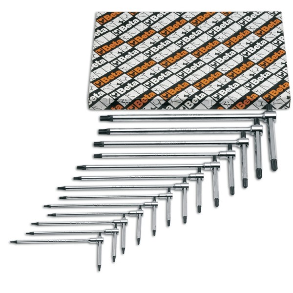 BETA 6-Piece Torx Key Set, T Shape, Long Arm