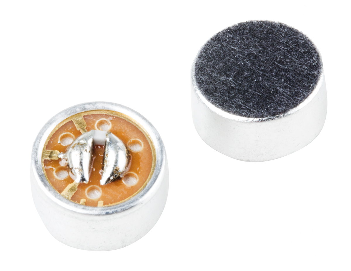 RS PRO Uni-Directional, Surface Mount 9.7mm Microphone Condenser -47dB