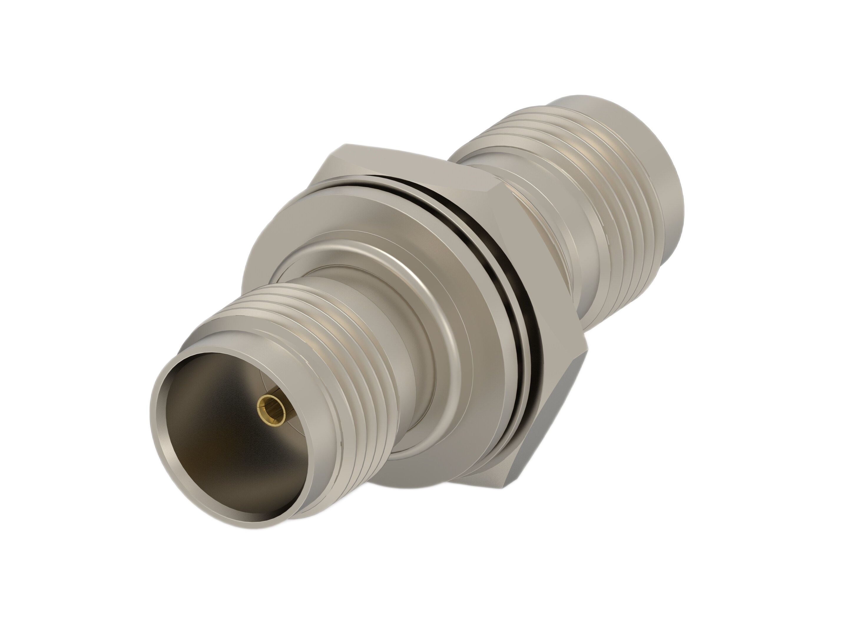 TE Connectivity Coaxial Adapter TNC Jack to Bulkhead Jack